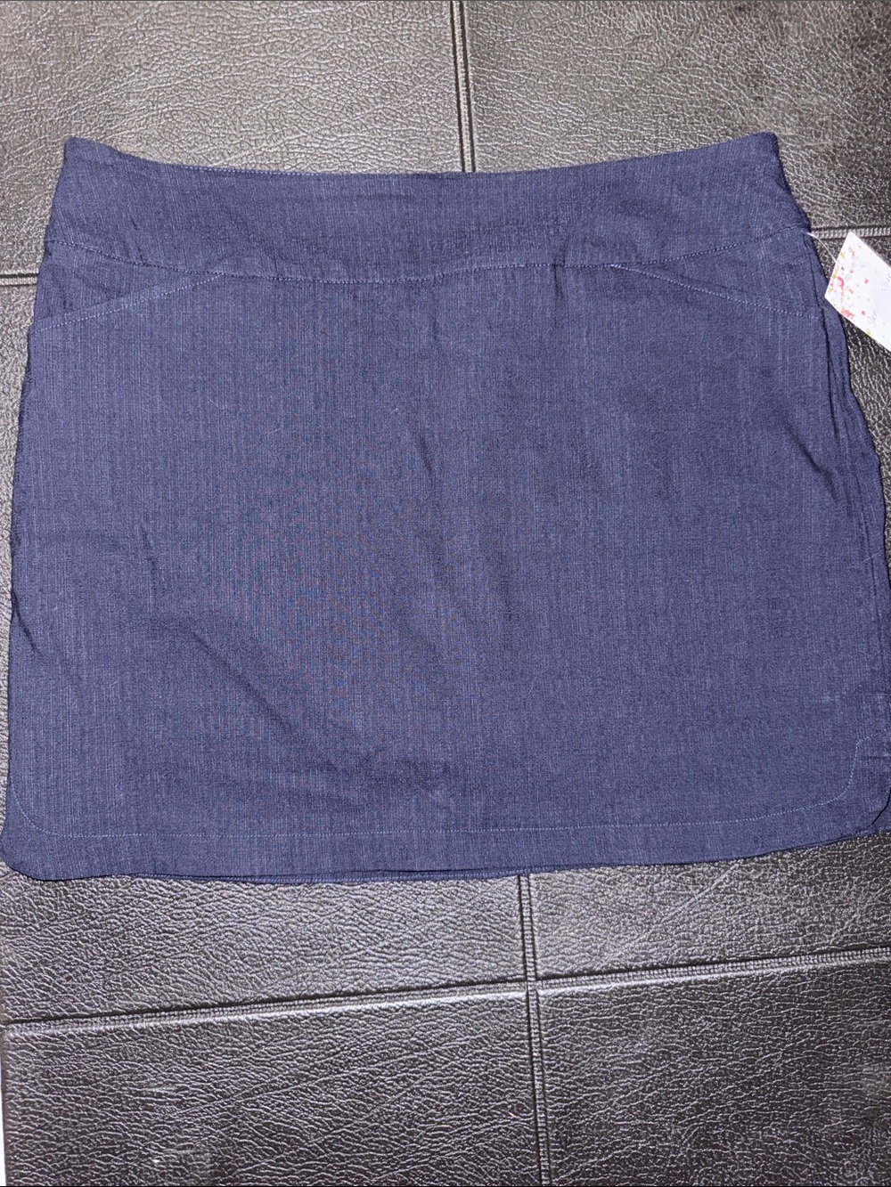 Dark Navy Mini Skort with Clean Waistband